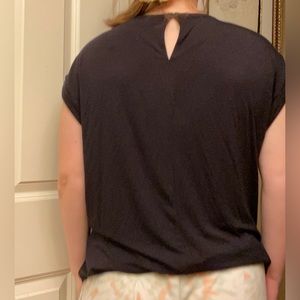 Women’s black dress shirt